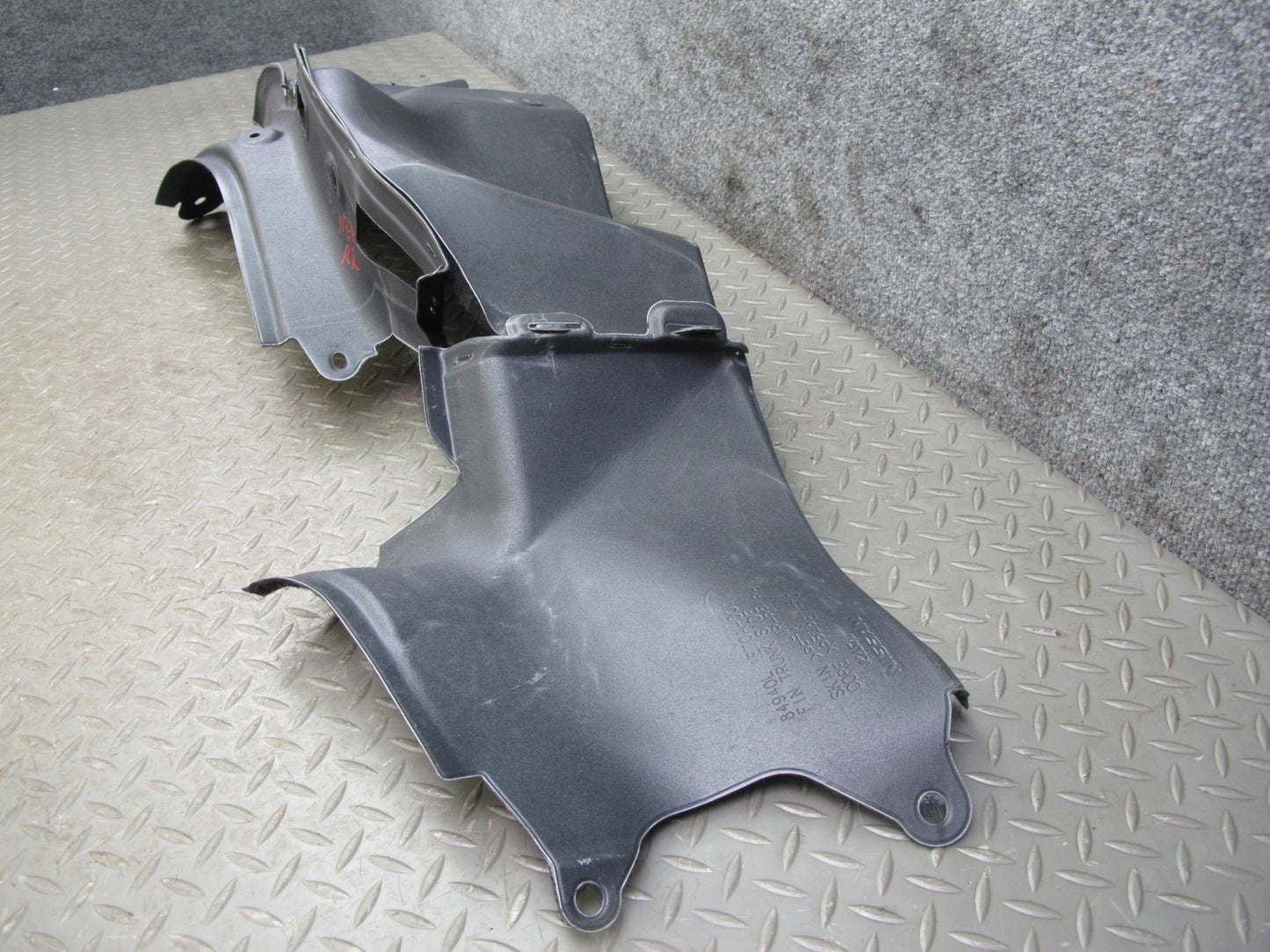 10-19 Nissan 307Z Z34 Convertible Rear Right Trunk Trim Cover 84940-1ET0A OEM