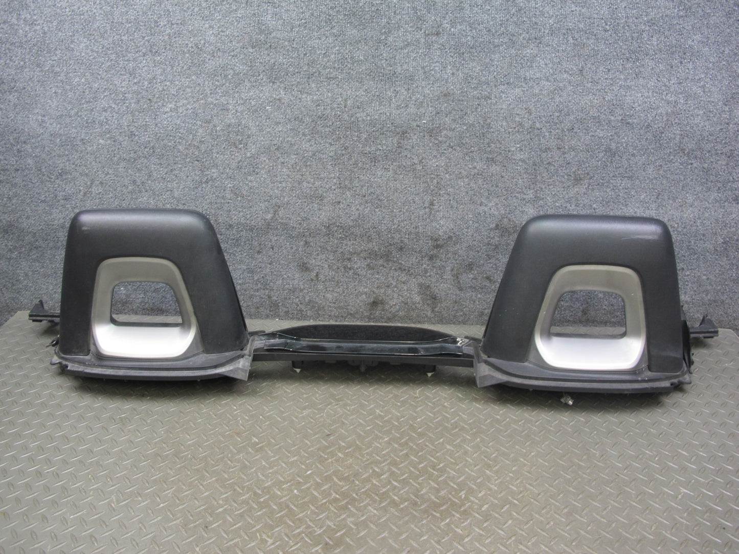 10-19 Nissan 370Z Z34 Convertible Rear Roll Bar Trim Cover Panel w Headrests OEM
