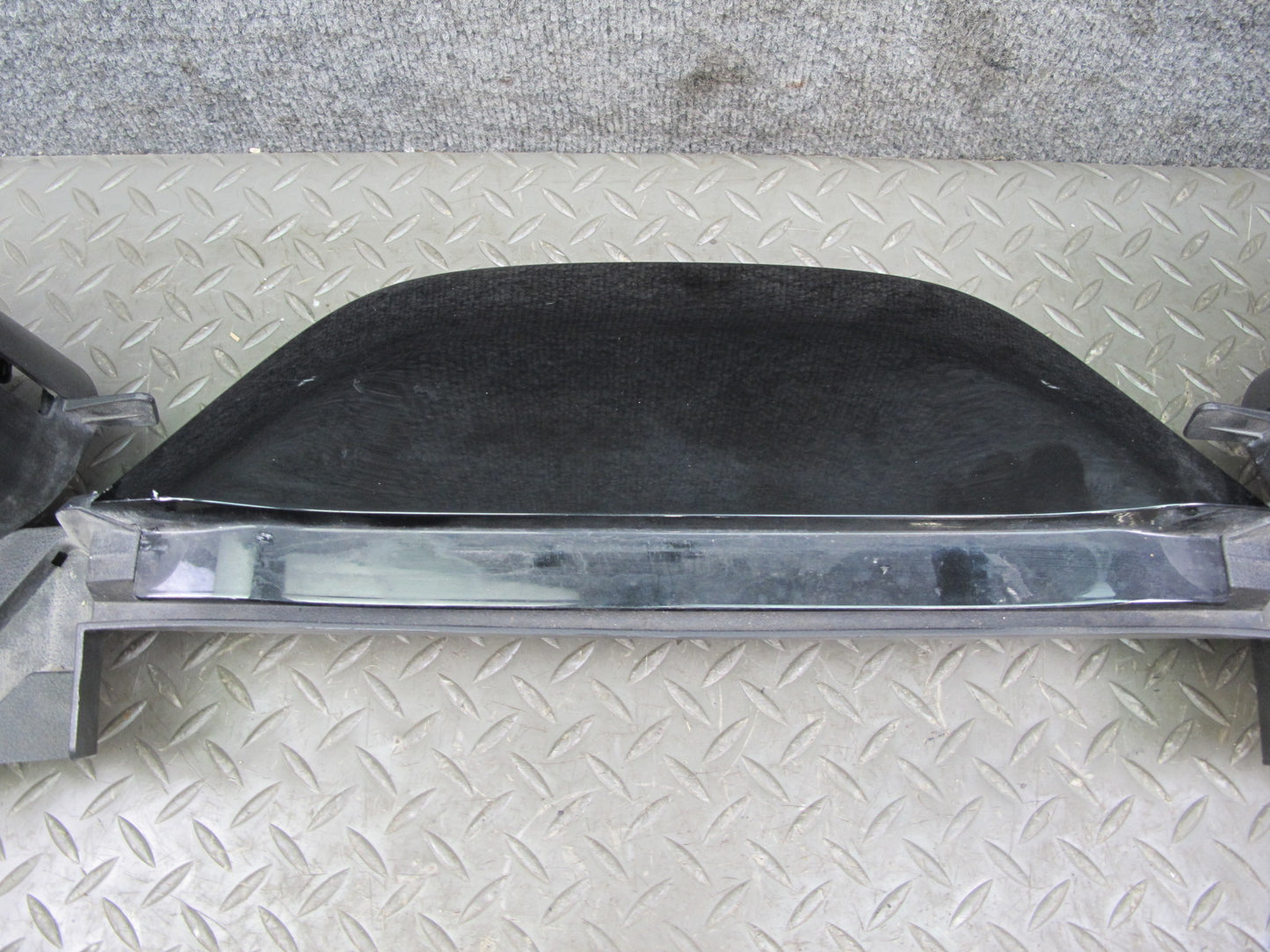 10-19 Nissan 370Z Z34 Convertible Rear Roll Bar Trim Cover Panel w Headrests OEM