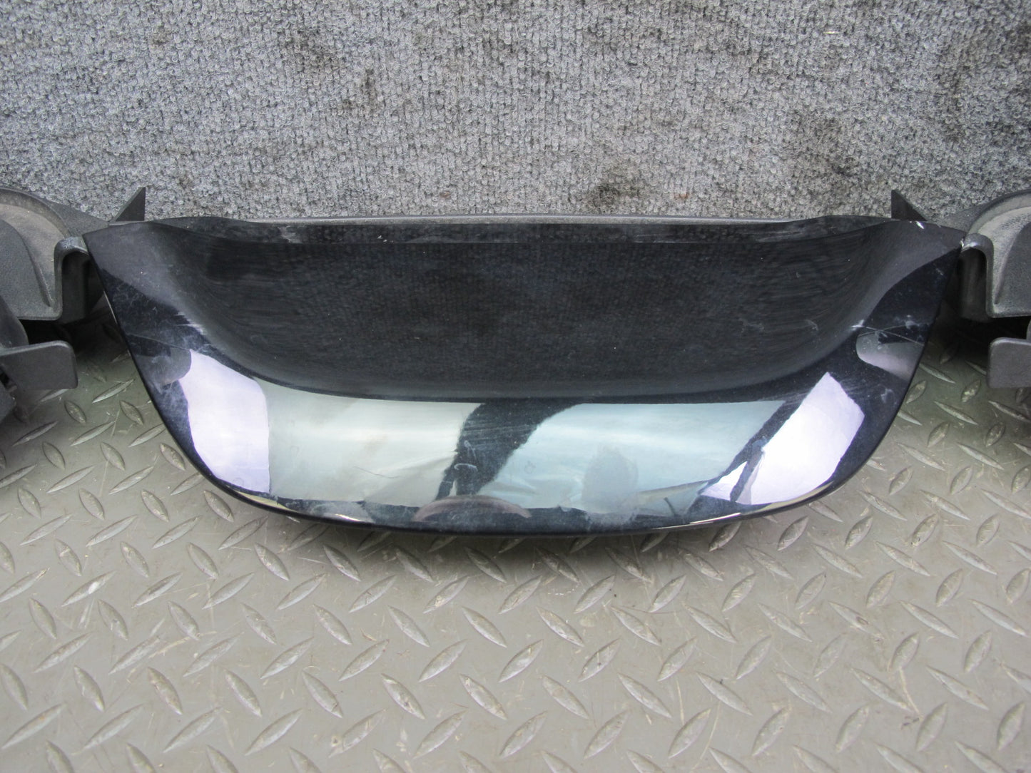 10-19 Nissan 370Z Z34 Convertible Rear Roll Bar Trim Cover Panel w Headrests OEM