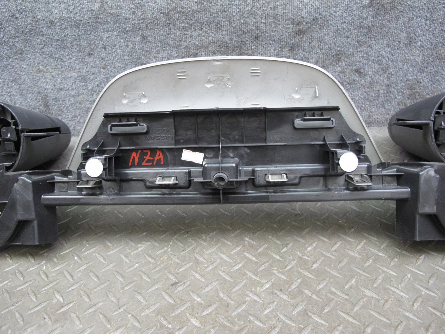 10-19 Nissan 370Z Z34 Convertible Rear Roll Bar Trim Cover Panel w Headrests OEM