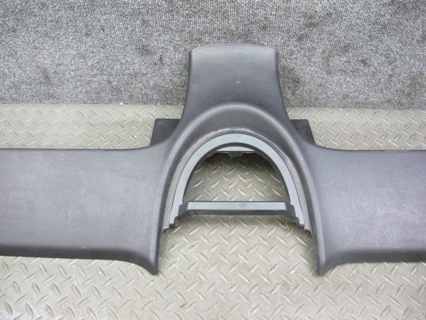 10-19 Nissan 370Z Z34 Convertible Rear Console Deck Trim Cover Panel Black OEM