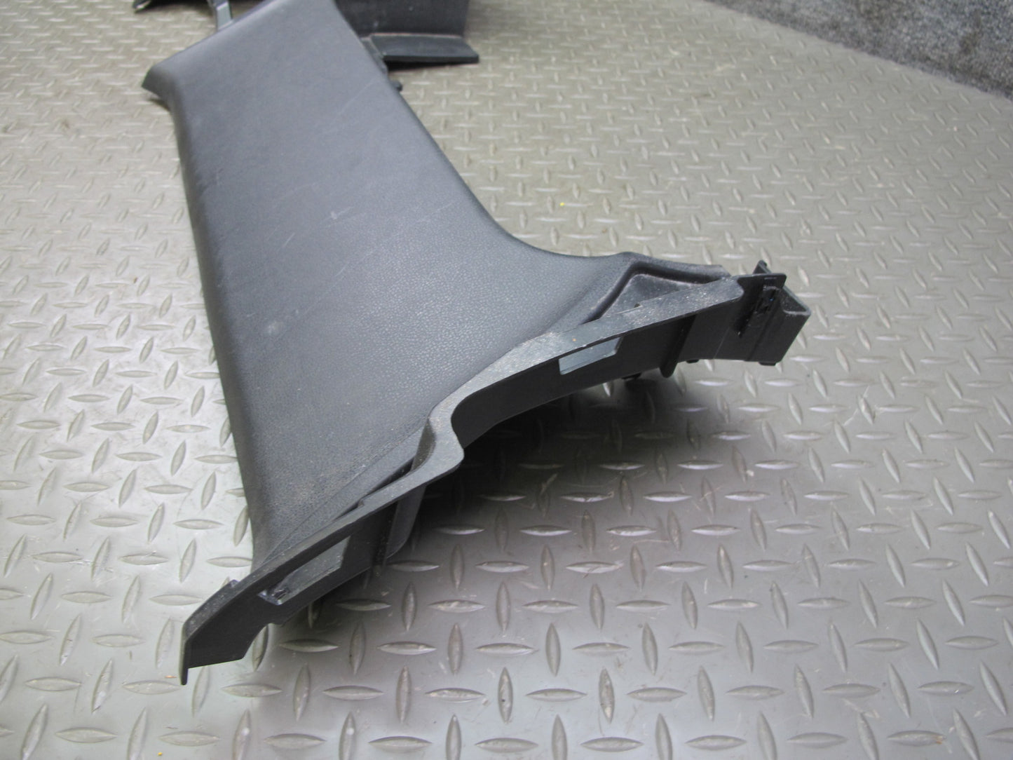 10-19 Nissan 370Z Z34 Convertible Rear Console Deck Trim Cover Panel Black OEM