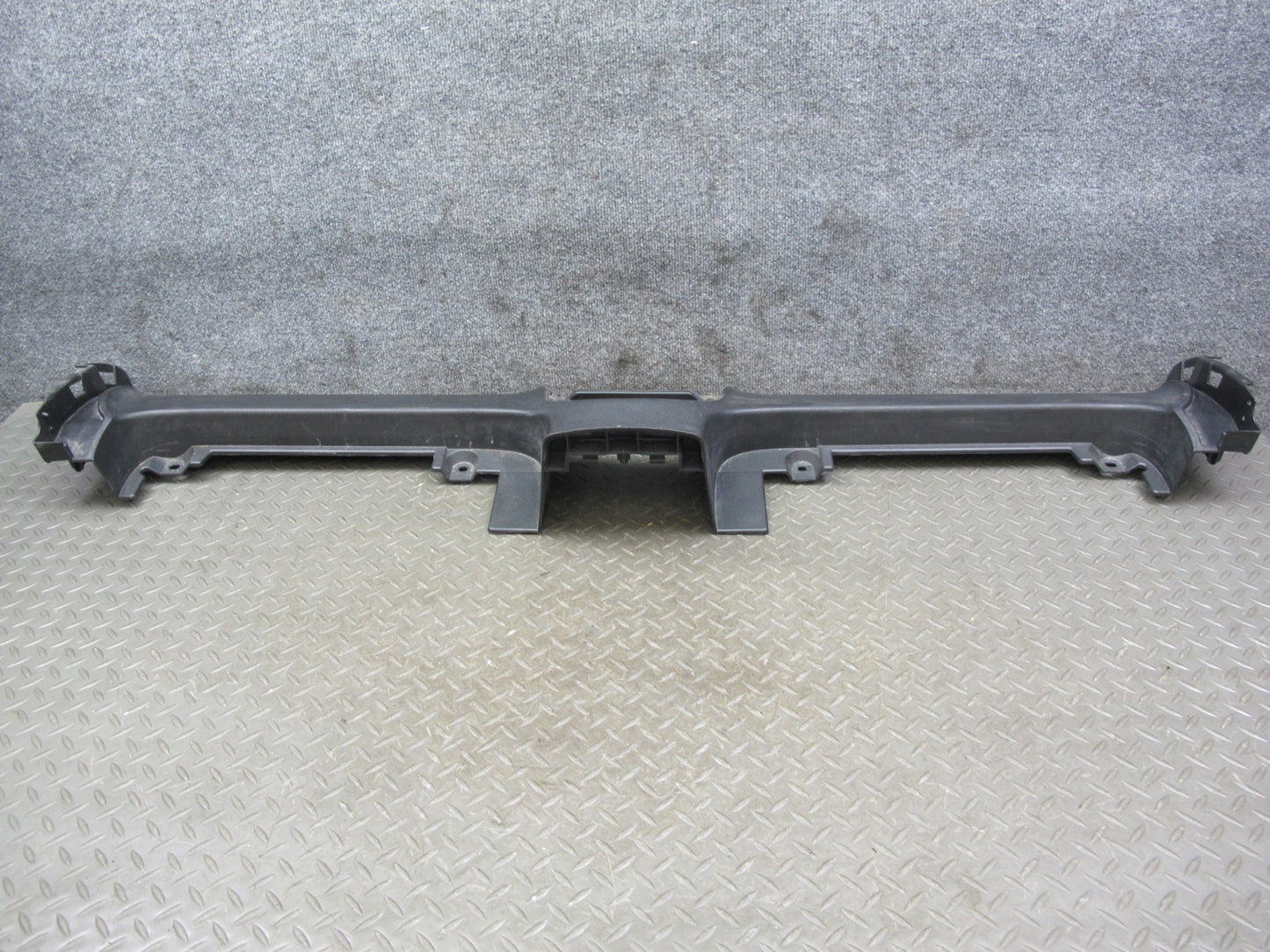 10-19 Nissan 370Z Z34 Convertible Rear Console Deck Trim Cover Panel Black OEM