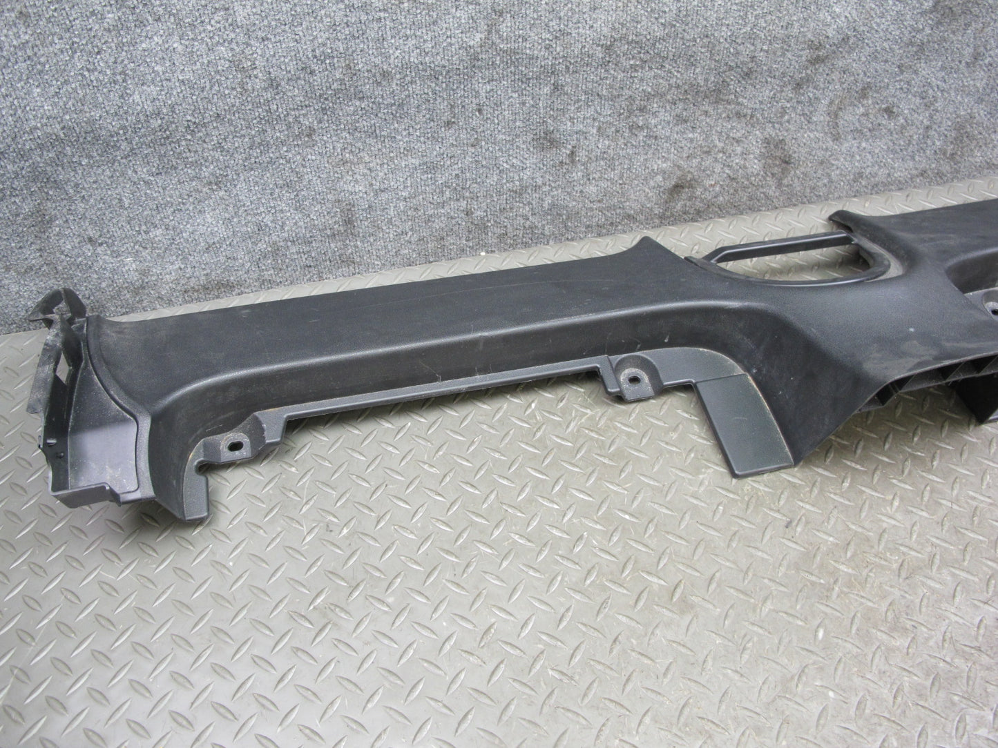 10-19 Nissan 370Z Z34 Convertible Rear Console Deck Trim Cover Panel Black OEM