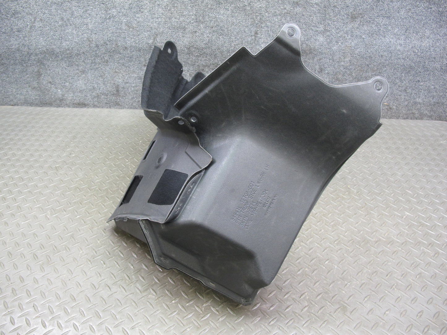 10-19 Nissan 370Z Z34 Convertible Rear Left Trunk Trim Cover 84941-1ET0A OEM