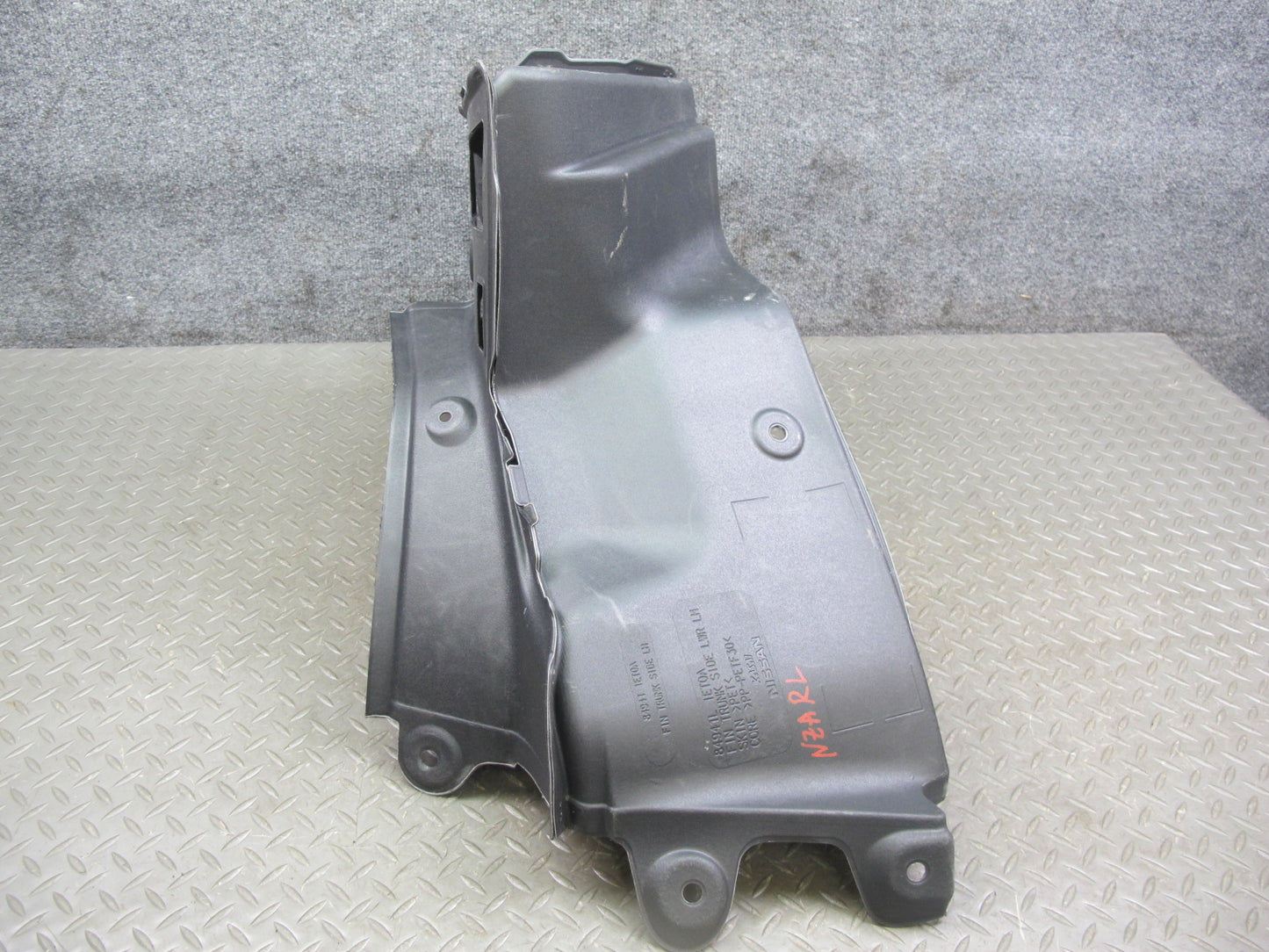 10-19 Nissan 370Z Z34 Convertible Rear Left Trunk Trim Cover 84941-1ET0A OEM