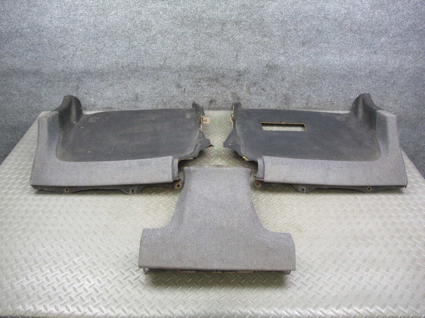 90-91 Nissan Z32 300ZX 2+0 Rear Left & Right & Center Luggage Trim Cover Set OEM