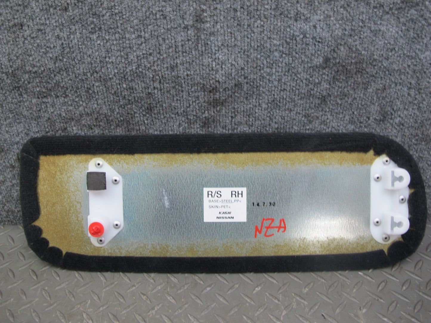 10-19 Nissan 370Z Convertible Rear Deck Shelf Left & Right Storage Cover Set OEM