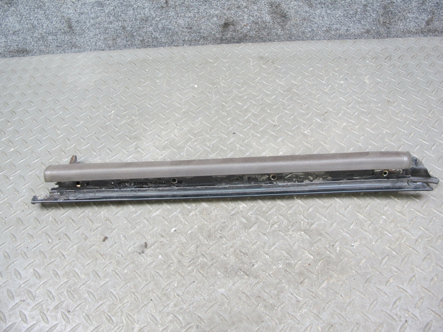 87-92 Toyota Supra MK3 Left & Right Side Targa Roof Retainer w Trim Brown OEM