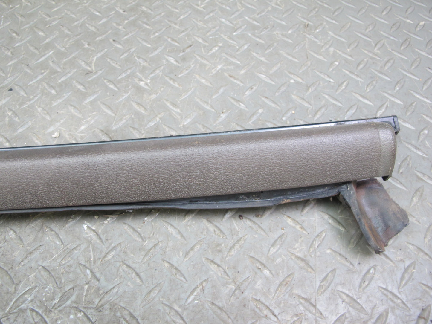 87-92 Toyota Supra MK3 Left & Right Side Targa Roof Retainer w Trim Brown OEM