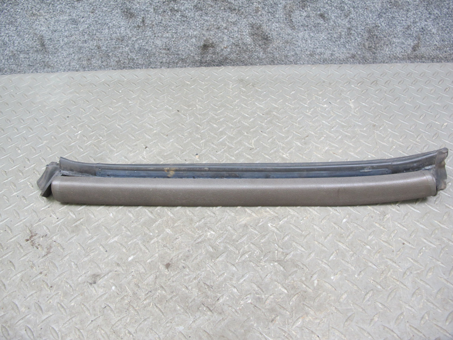 87-92 Toyota Supra MK3 Left & Right Side Targa Roof Retainer w Trim Brown OEM