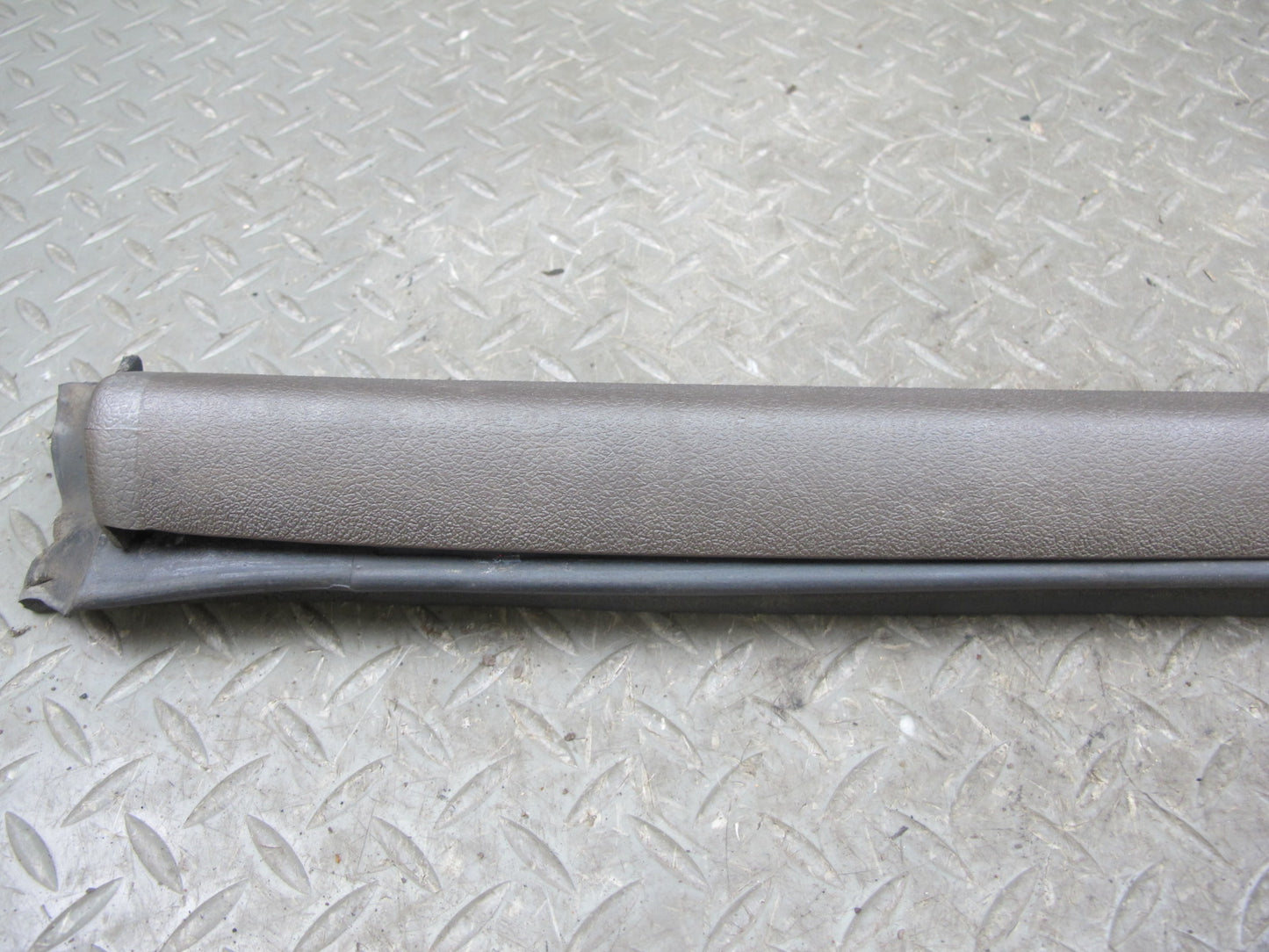 87-92 Toyota Supra MK3 Left & Right Side Targa Roof Retainer w Trim Brown OEM