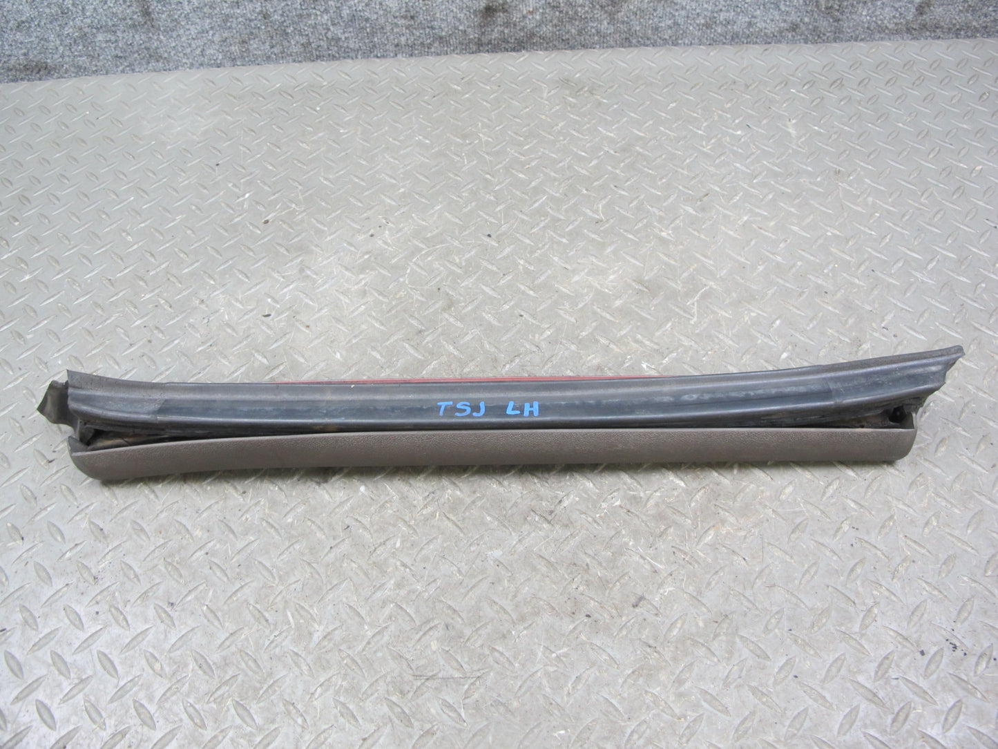 87-92 Toyota Supra MK3 Left & Right Side Targa Roof Retainer w Trim Brown OEM