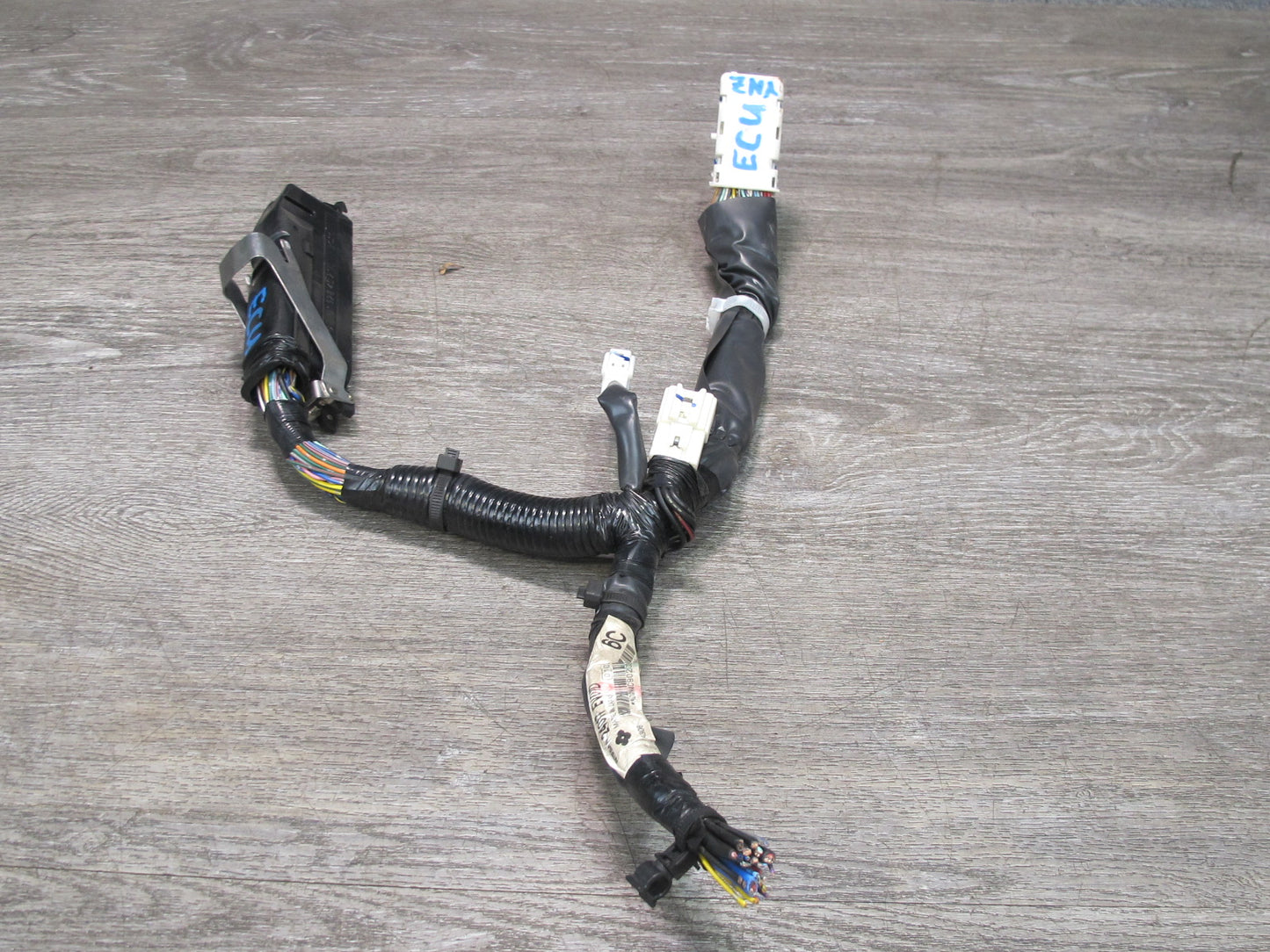 07-08 Nissan Z33 350Z Coupe BCM Body Wire Wiring Harness Cut Plugs Pigtail OEM