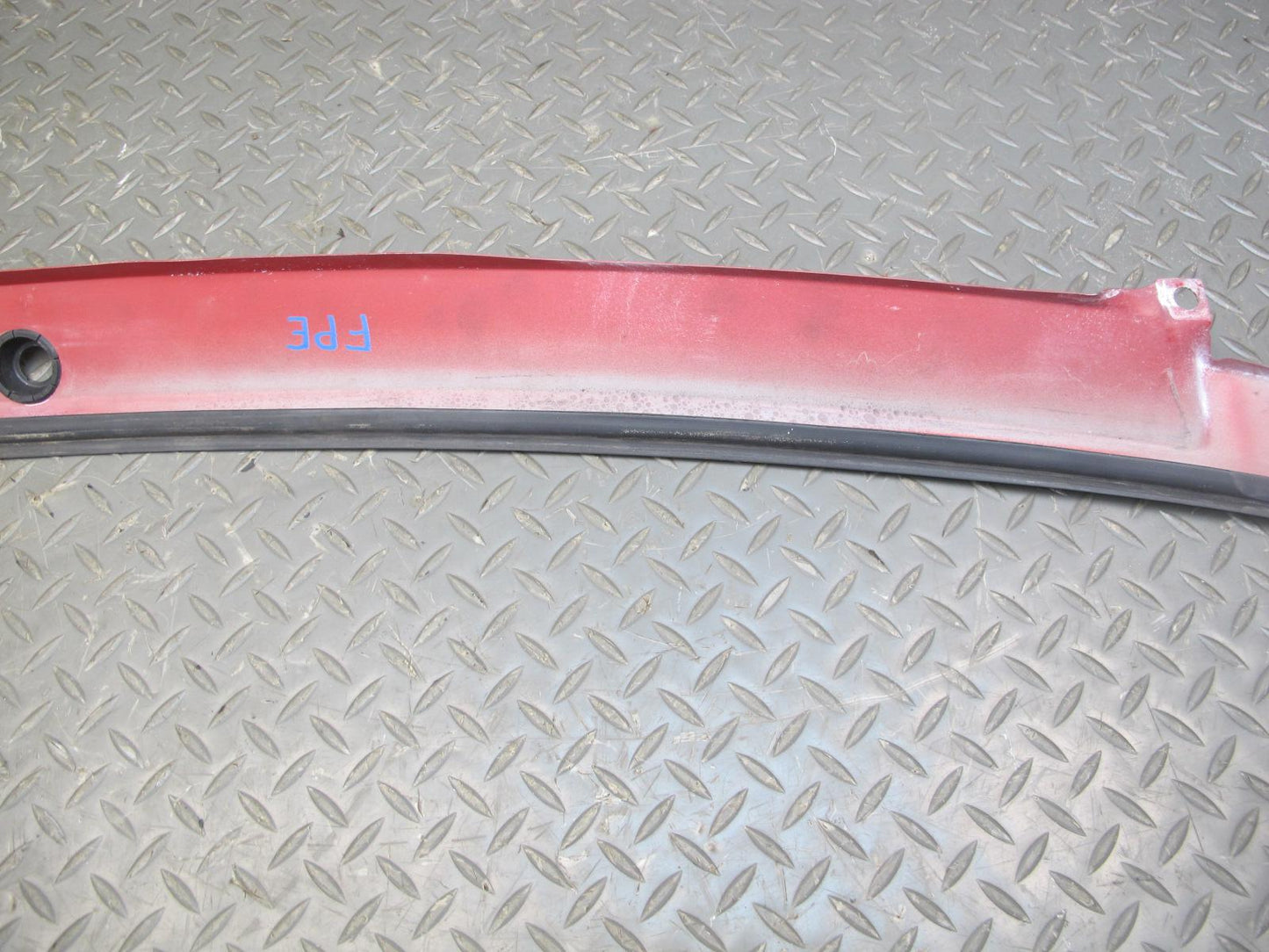 1987-1995 Porsche 928 S Front Windshield Lower Cowl Panel Cover RED