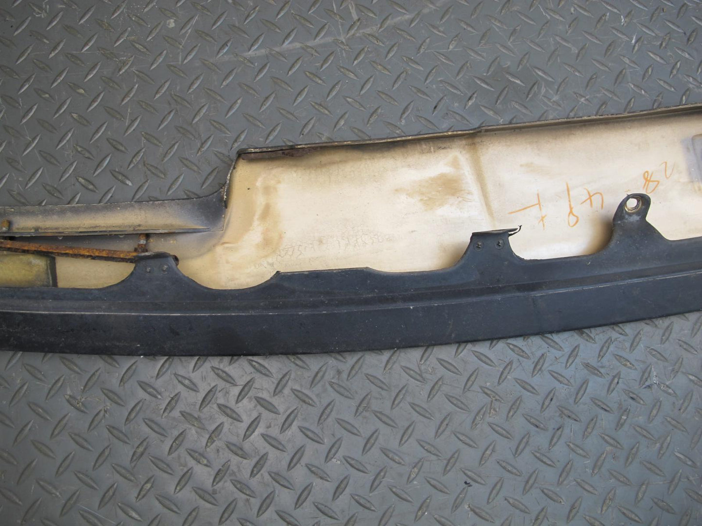 89-92 Toyota Supra MK3 Front Nose Header Panel Cover Black Ruby Pearl OEM