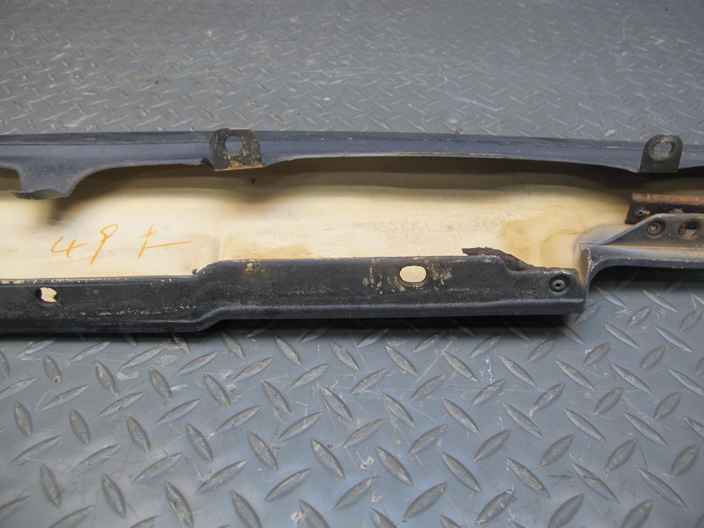 89-92 Toyota Supra MK3 Front Nose Header Panel Cover Black Ruby Pearl OEM