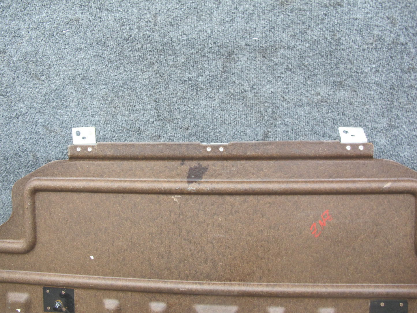 84-89 Nissan 300ZX Z31 2+0 Rear Trunk Cargo Center Floor Trim Cover Panel Plate
