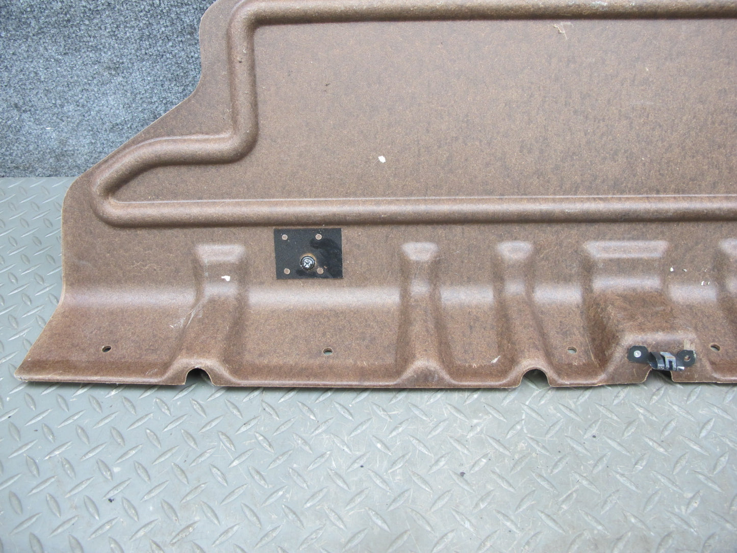 84-89 Nissan 300ZX Z31 2+0 Rear Trunk Cargo Center Floor Trim Cover Panel Plate