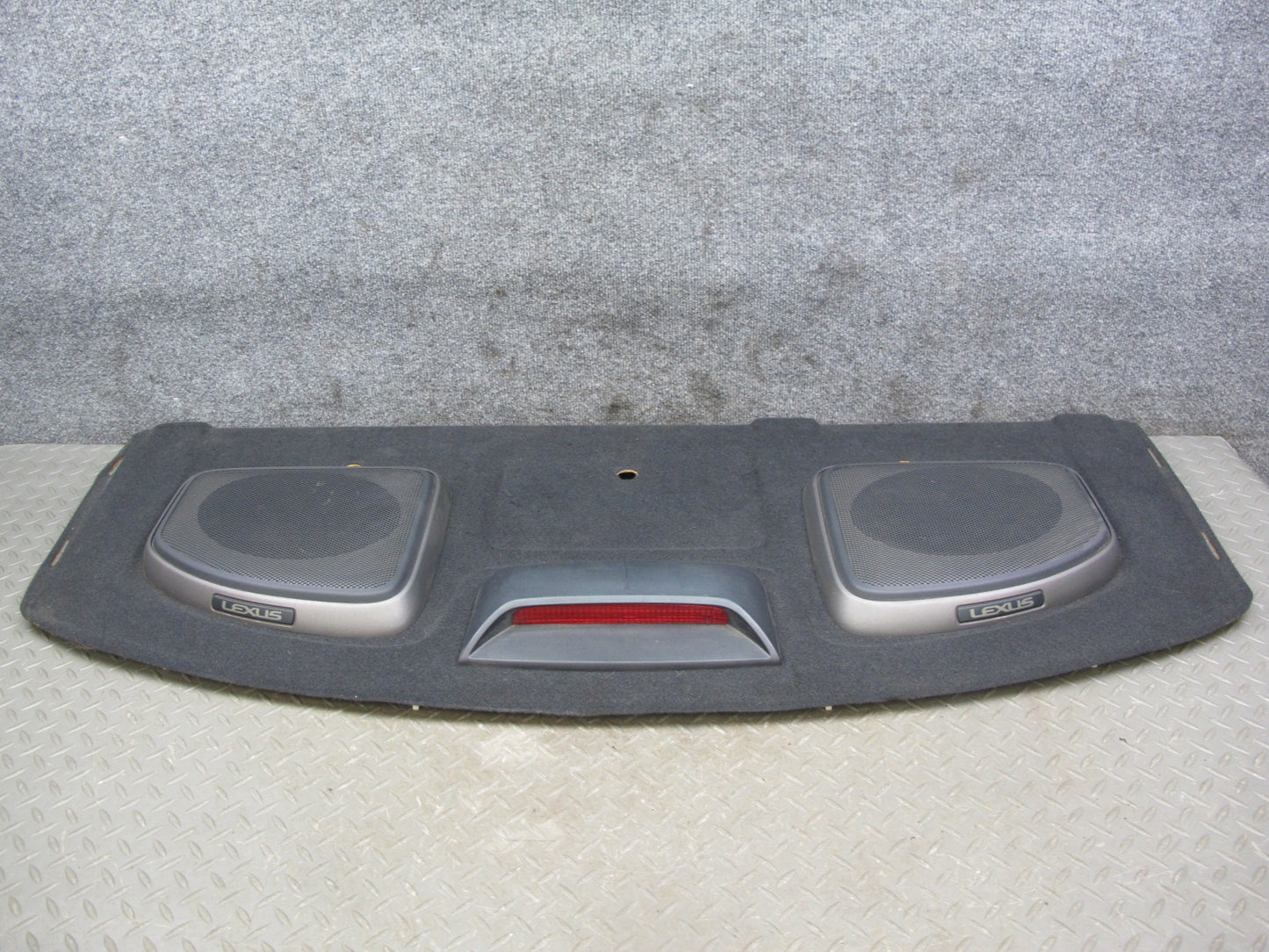 01-05 Lexus JCE10L IS300 Sedan Rear Parcel Shelf Trim Cover w Brake Light OEM