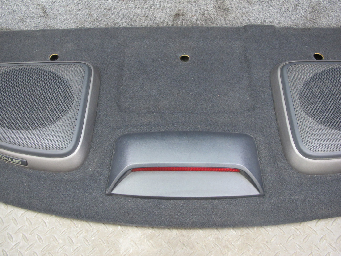 01-05 Lexus JCE10L IS300 Sedan Rear Parcel Shelf Trim Cover w Brake Light OEM