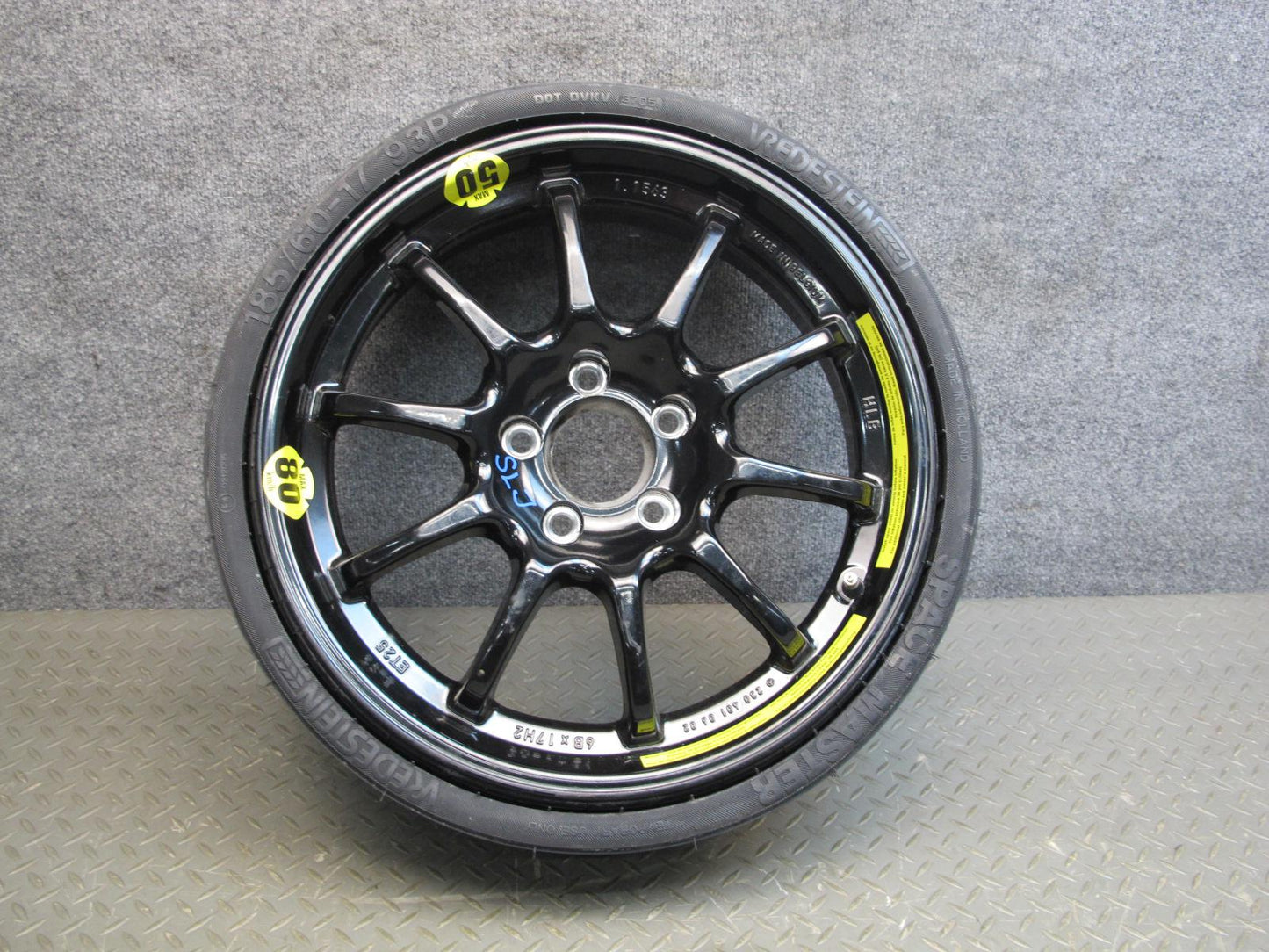 03-12 Mercedes R230 Spare Tire 17" R17 Alloy Wheel Rim 17x6B ET25 185/60 OEM