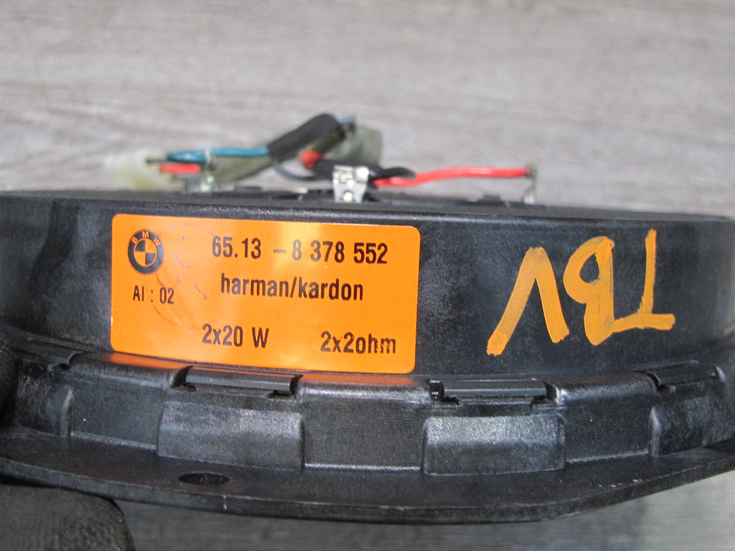 01-06 BMW E46 Convertible Harman Kardon Hi-fi Tweeter Subwoofer Speaker Set