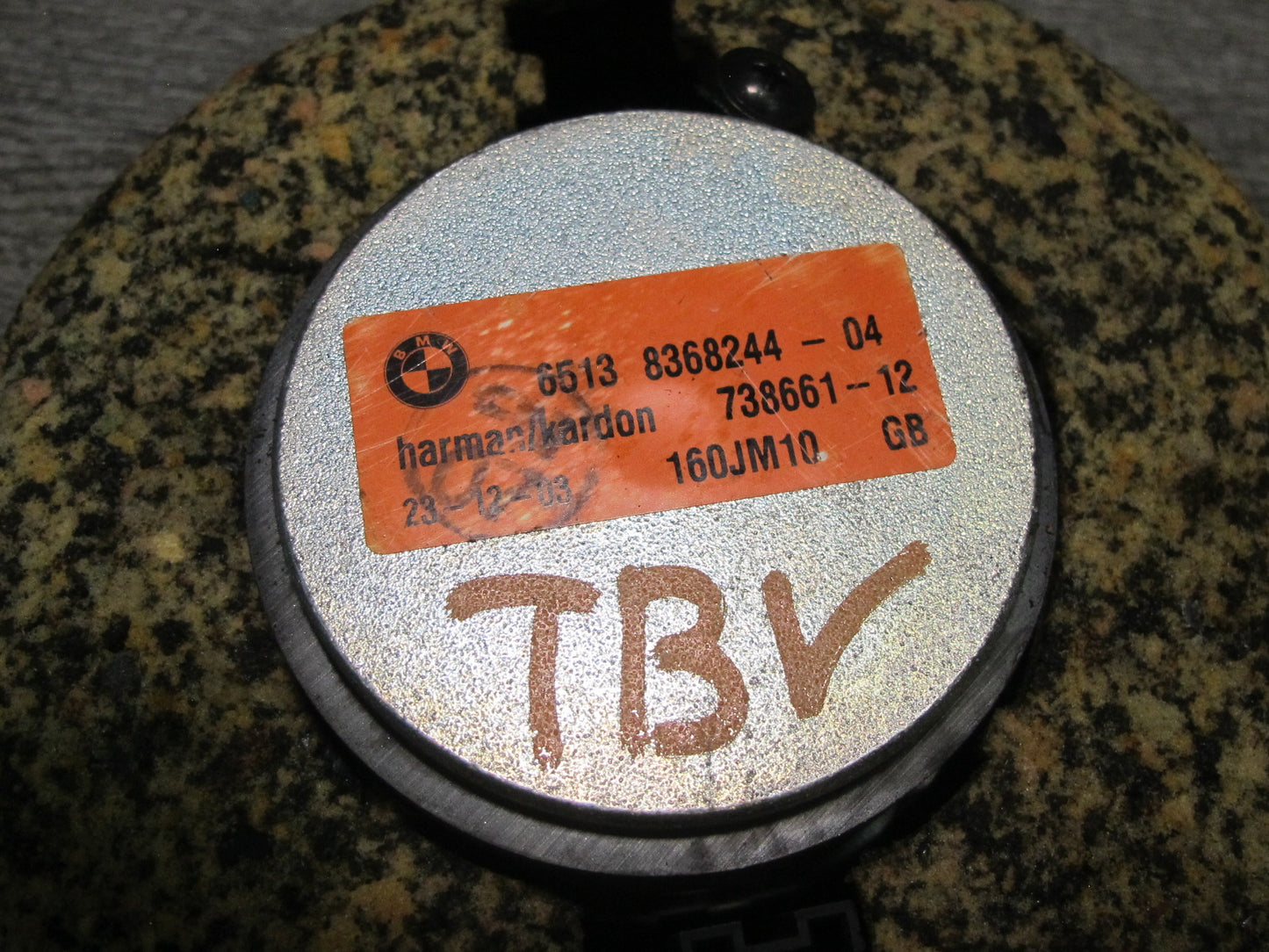 01-06 BMW E46 Convertible Harman Kardon Hi-fi Tweeter Subwoofer Speaker Set