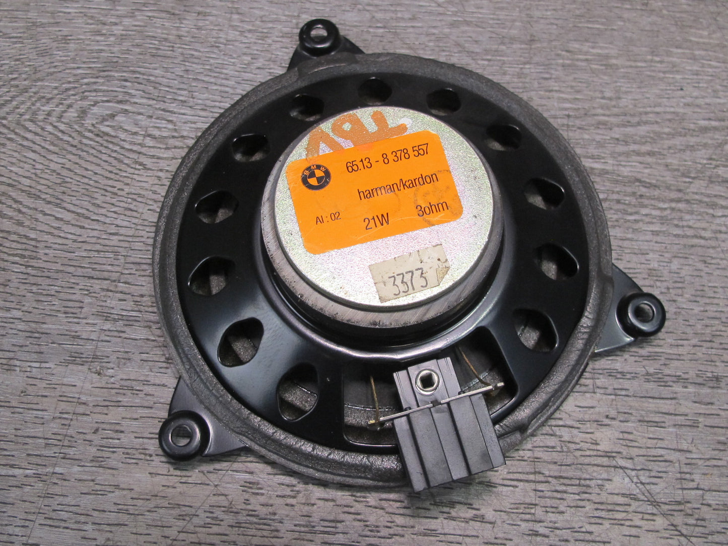 01-06 BMW E46 Convertible Harman Kardon Hi-fi Tweeter Subwoofer Speaker Set