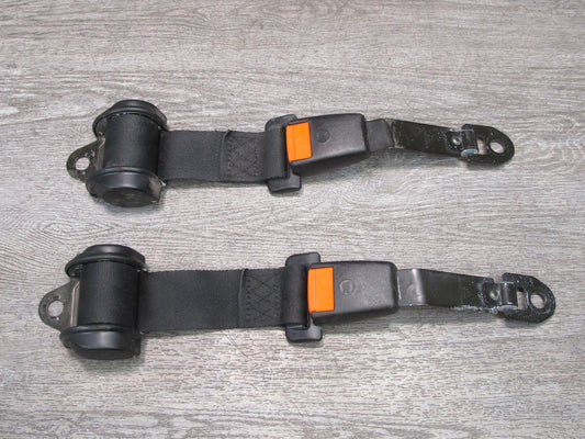 87-95 PORSCHE 928 S REAR LEFT & RIGHT SIDE SEATBELT RETRACTOR W/ BUCKLE SET OEM
