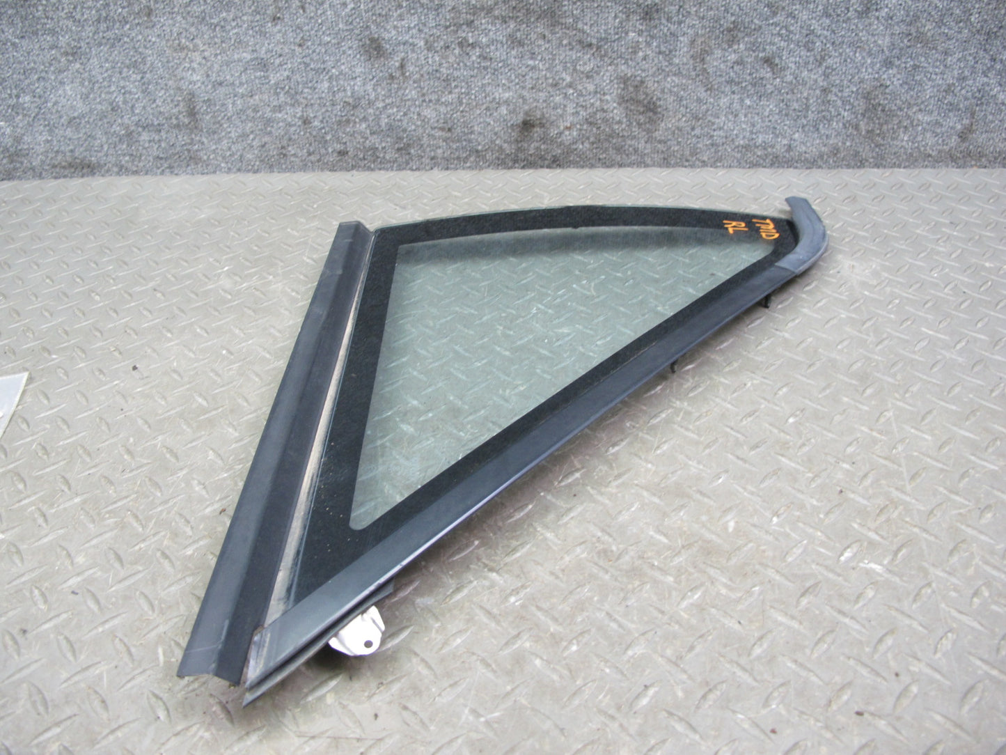 85-89 Toyota MR2 AW15 Rear Left Quarter Window Glass w Molding OEM