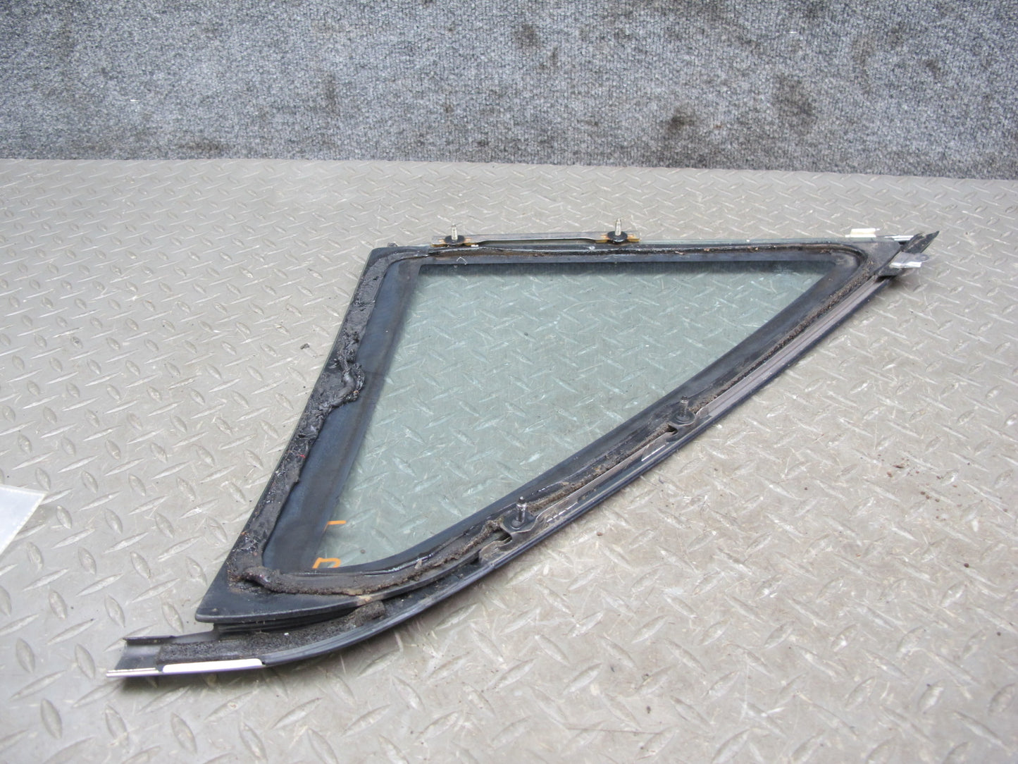 85-89 Toyota MR2 AW15 Rear Left Quarter Window Glass w Molding OEM