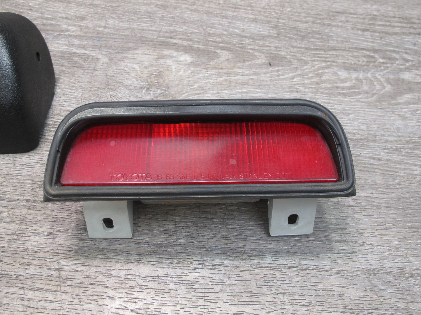 85-89 Toyota MR2 AW15 Rear Glass 3RD Third Brake Light Lamp w Trim OEM