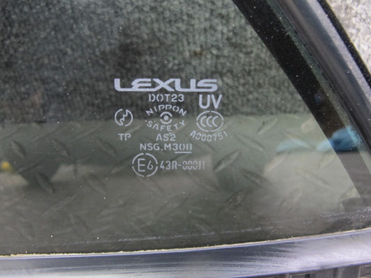 01-05 Lexus JCE10L IS300 Sedan Rear Left Door Quarter Glass Window OEM