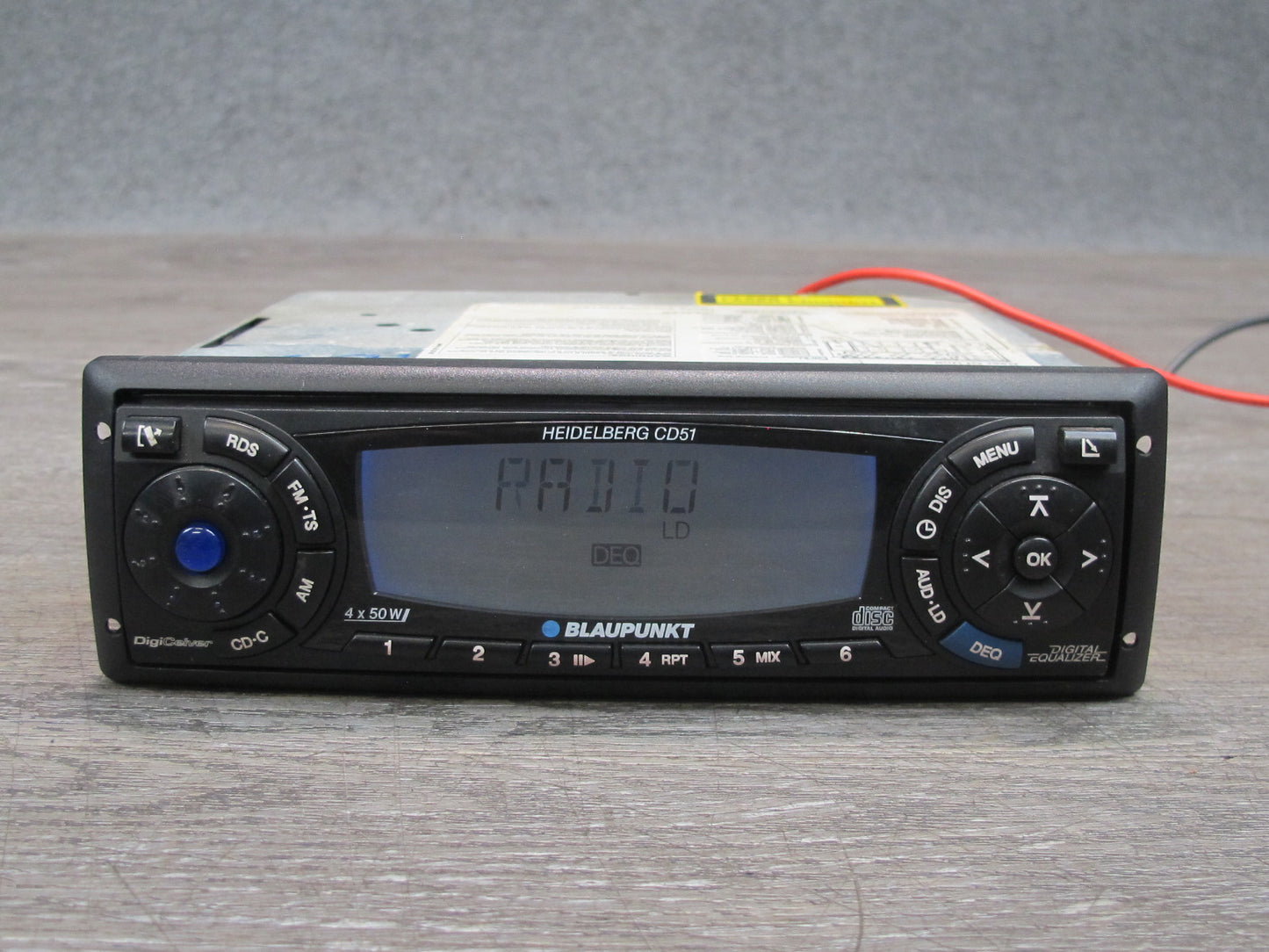 Blaupunkt Heidelberg CD51 Am/fm Radio CD Receiver Player