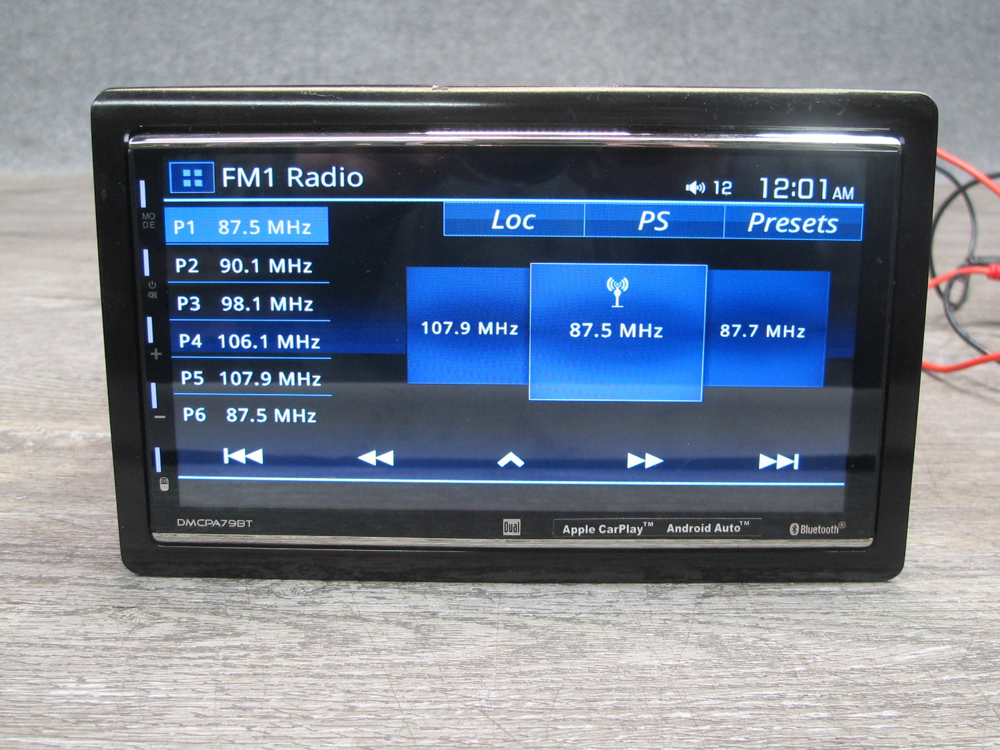 Dual Electronics 7" 2 DIN Digital Media Receiver Apple Carplay Android Auto