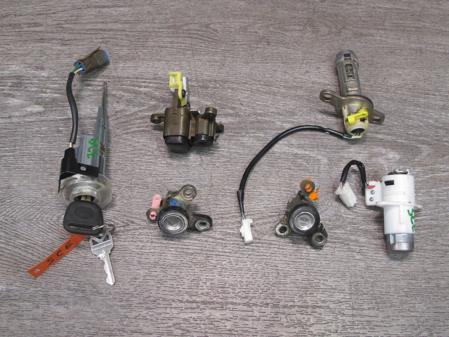 93-96 Lexus JZZ31L SC400 SC300 Ignition Trunk Door Glove Lock KEY Set OEM