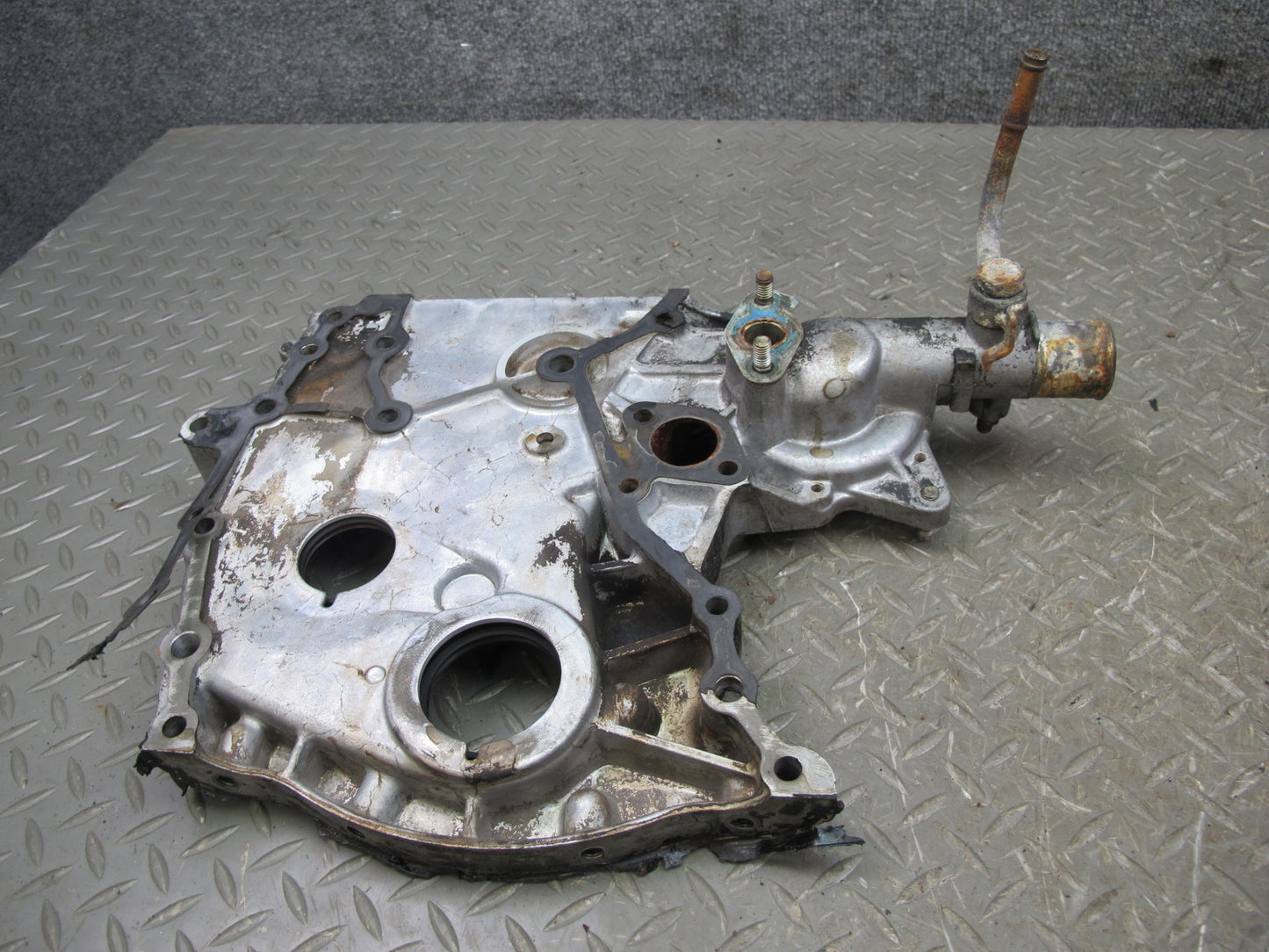 89-92 Toyota Supra MK3 7MGTE Set of 4 Engine Lower & Upper Timing Belt Cover OEM
