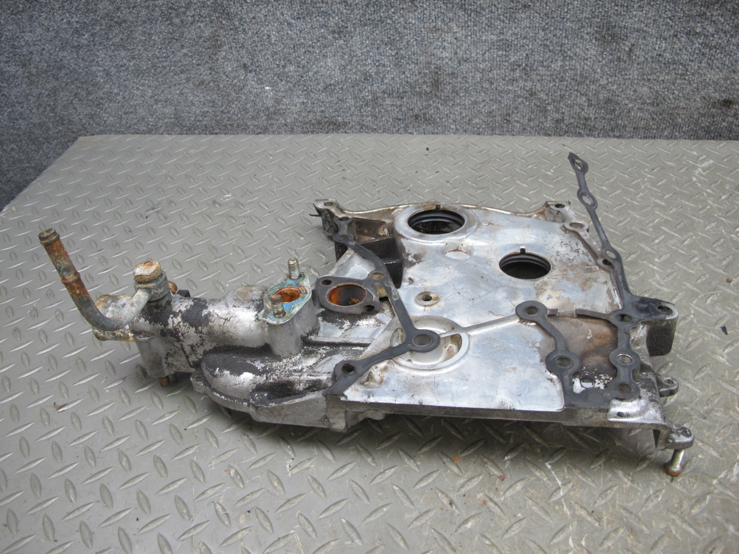 89-92 Toyota Supra MK3 7MGTE Set of 4 Engine Lower & Upper Timing Belt Cover OEM