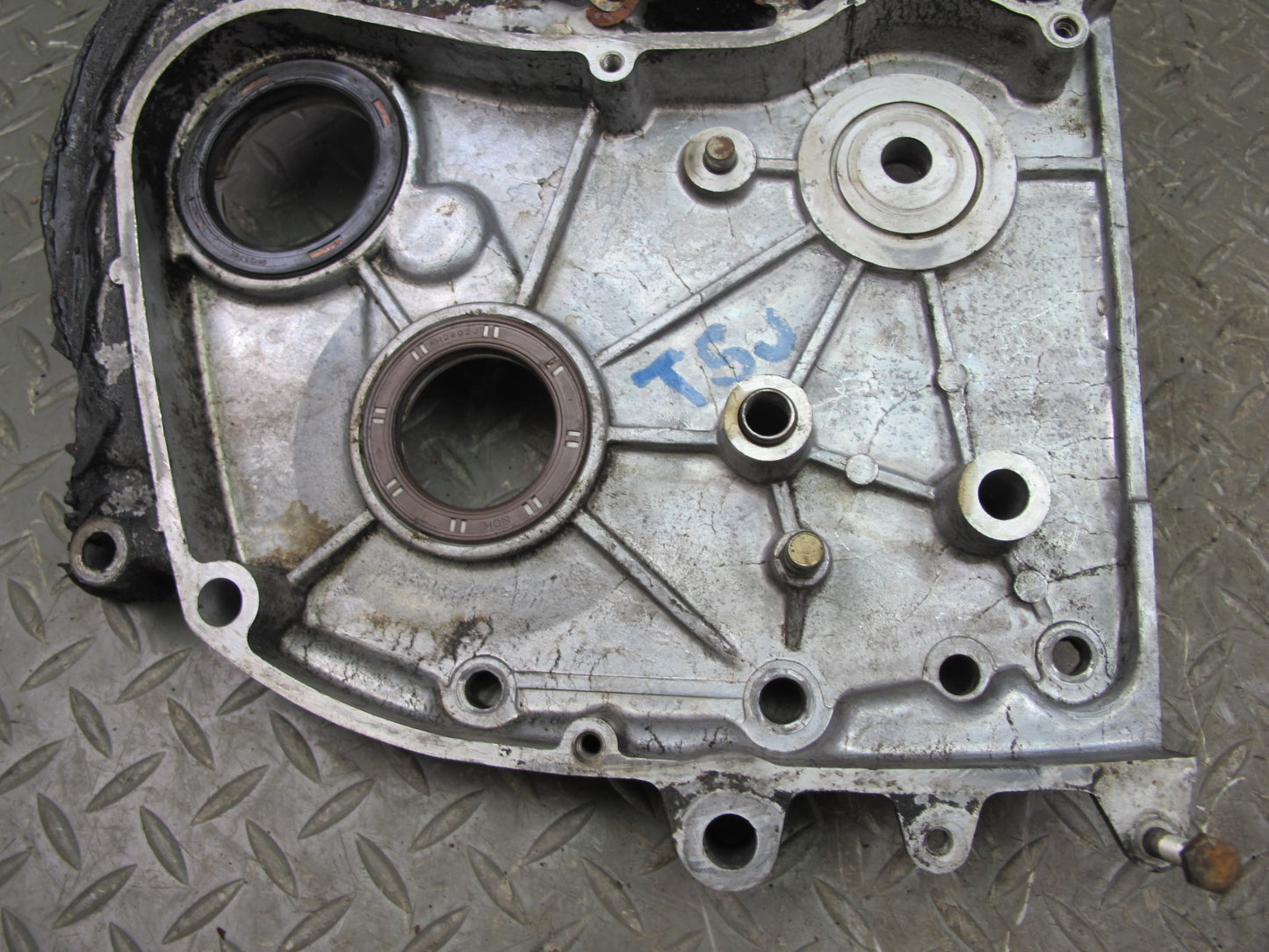89-92 Toyota Supra MK3 7MGTE Set of 4 Engine Lower & Upper Timing Belt Cover OEM