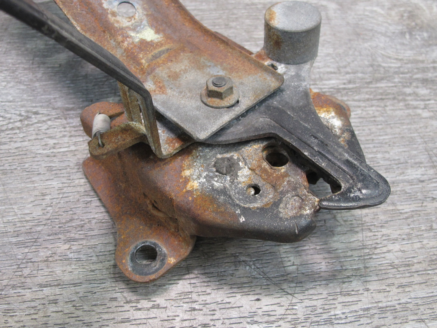 86-90 Mazda RX7 FC3S Front Hood Lock Latch Actuator w Bracket Mount OEM