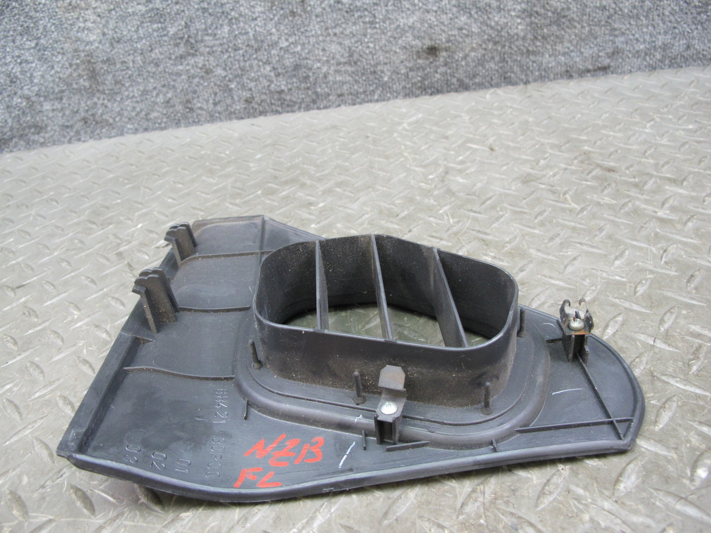 90-96 Nissan Z32 300ZX Set of 2 Dash Left & Right Air Vent END Cap Trim OEM