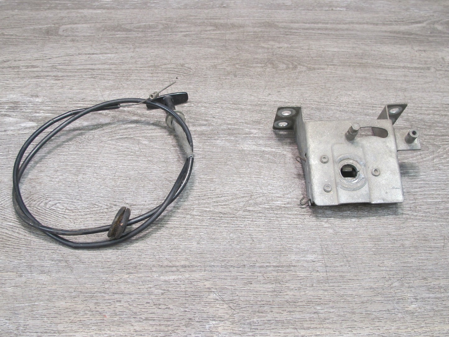 75-82 Triumph TR7 Front Hood Open Release Handle Cable Mechanism Set OEM