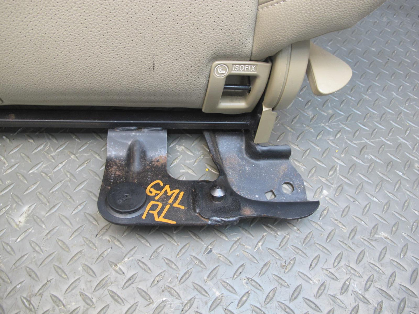 2012-2019 Mercedes W166 ML GLE Rear Left 2ND ROW Seat Upper Leather Cushion