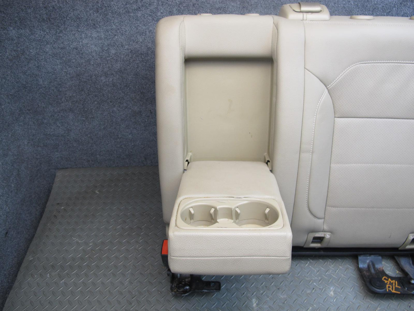 2012-2019 Mercedes W166 ML GLE Rear Left 2ND ROW Seat Upper Leather Cushion