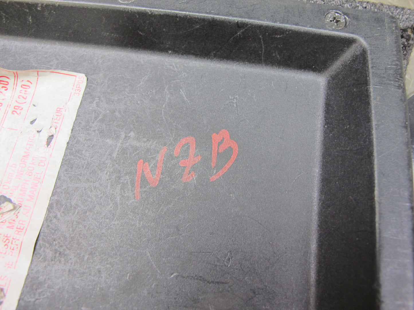 90-91 Nissan Z32 300ZX Center Console Cloth Armrest Lid Cover OEM