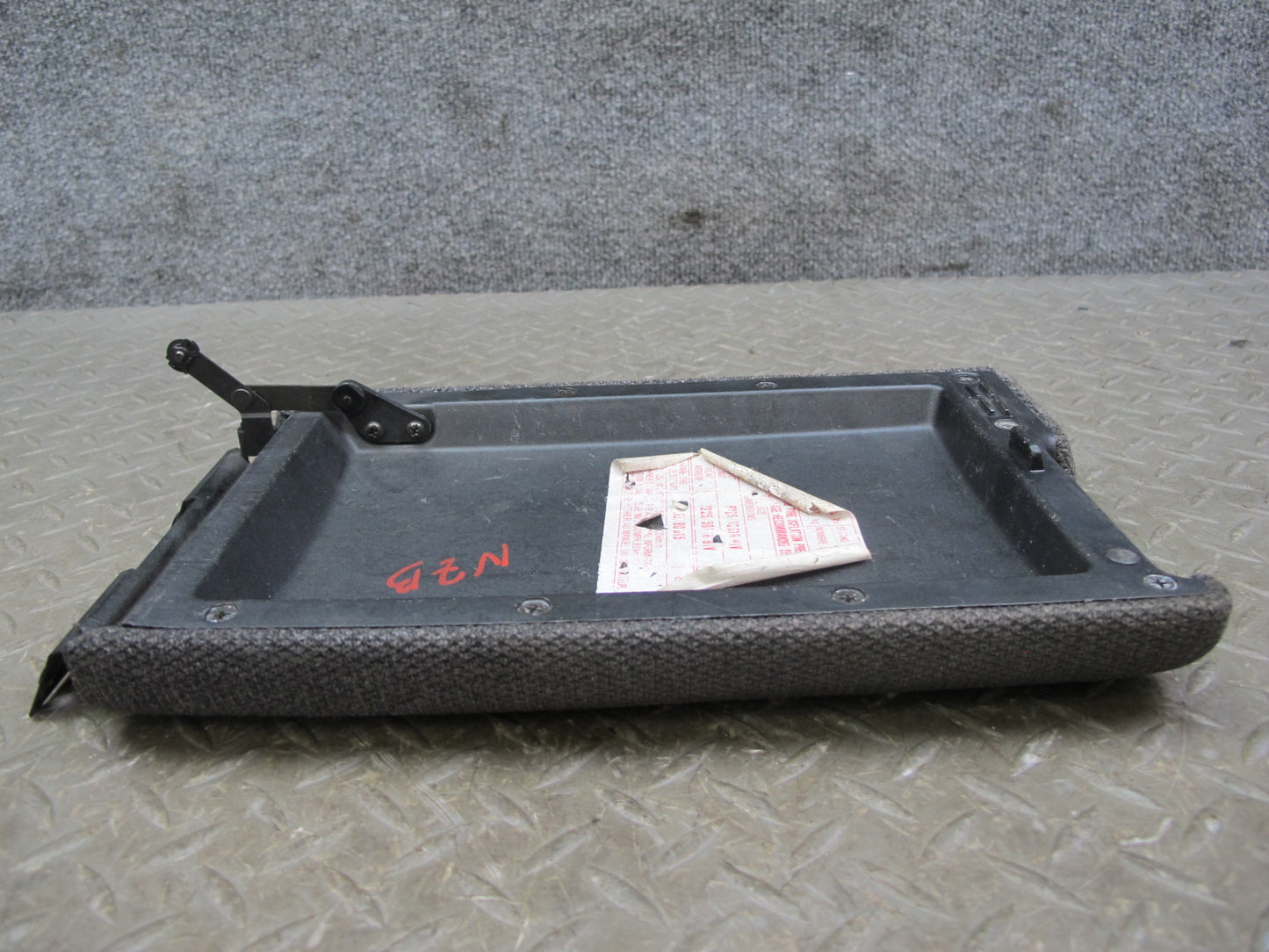 90-91 Nissan Z32 300ZX Center Console Cloth Armrest Lid Cover OEM