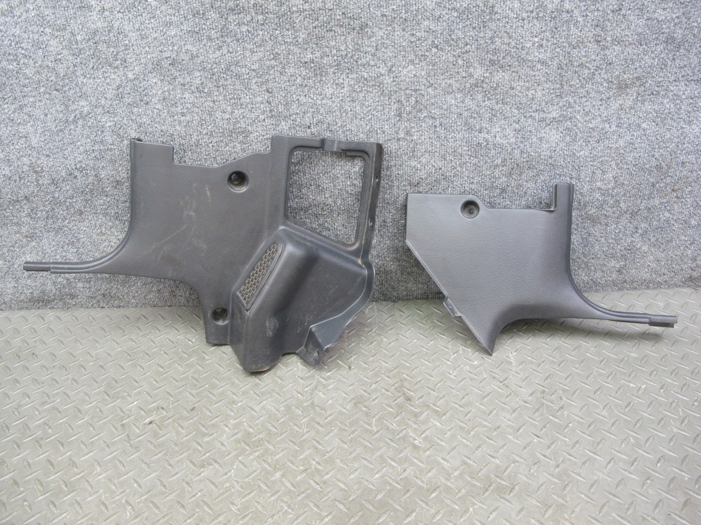 90-96 Nissan Z32 300ZX Set of 2 Front Left & Right Kick Trim Cover Panel OEM