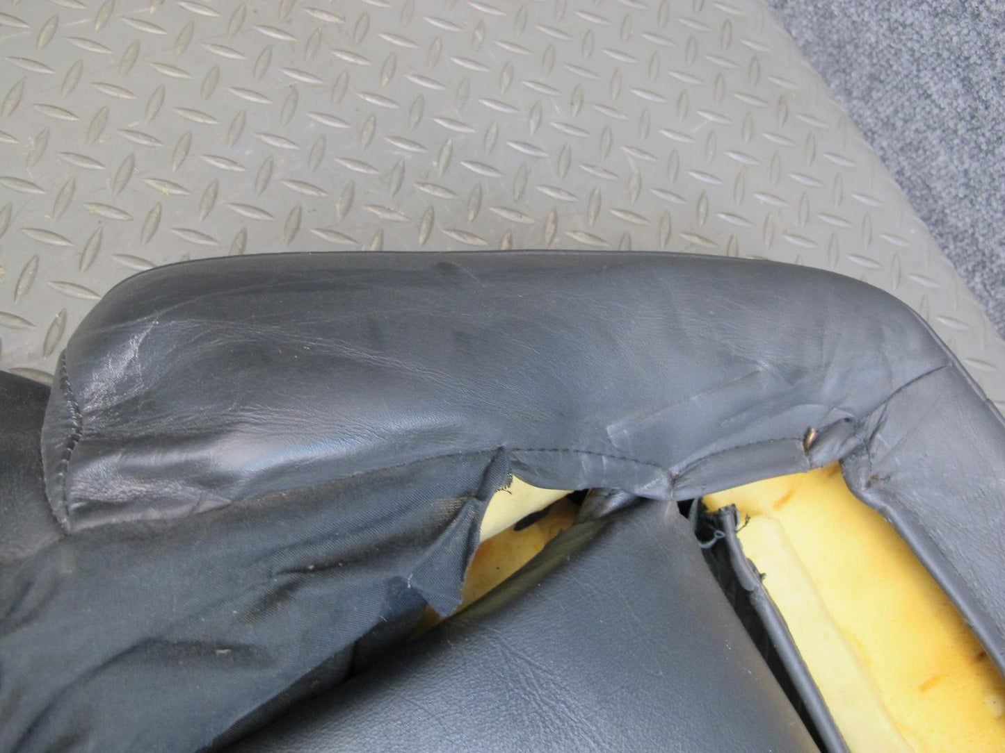 90-96 Nissan Z32 300ZX Front Right Seat Upper Backrest Leather Cushion OEM